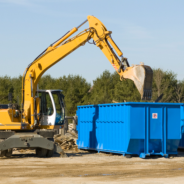 how many times can i have a residential dumpster rental emptied in Lake Aluma Oklahoma